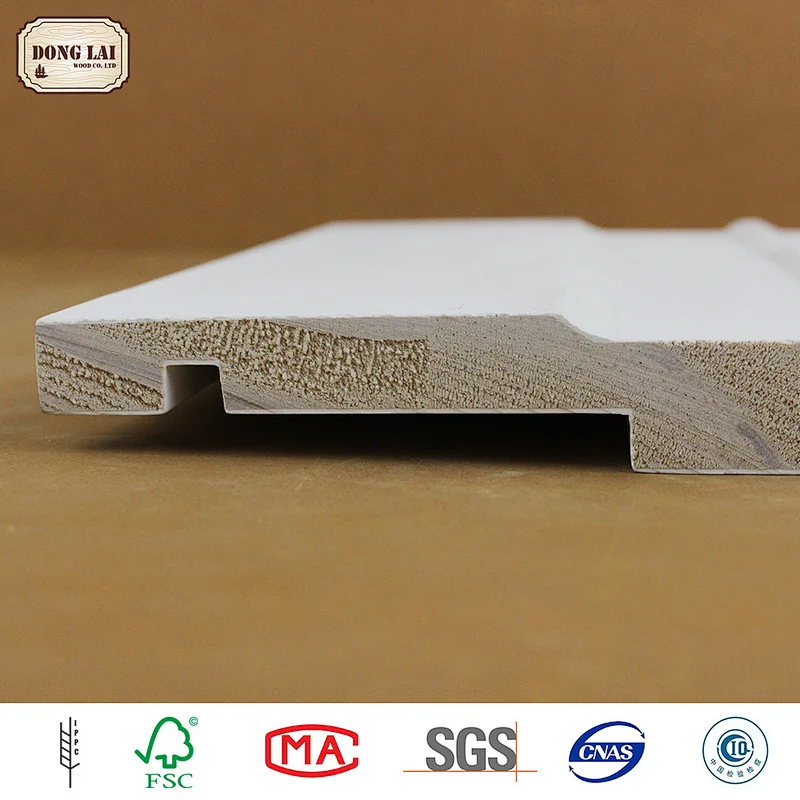 Custom Waterproof Modern Design Wood Wall Panel Pine Board Decorative Concrete Molds