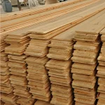 Beaded Knotty Wood Wainscot Planking--tongue and groove wall panelling