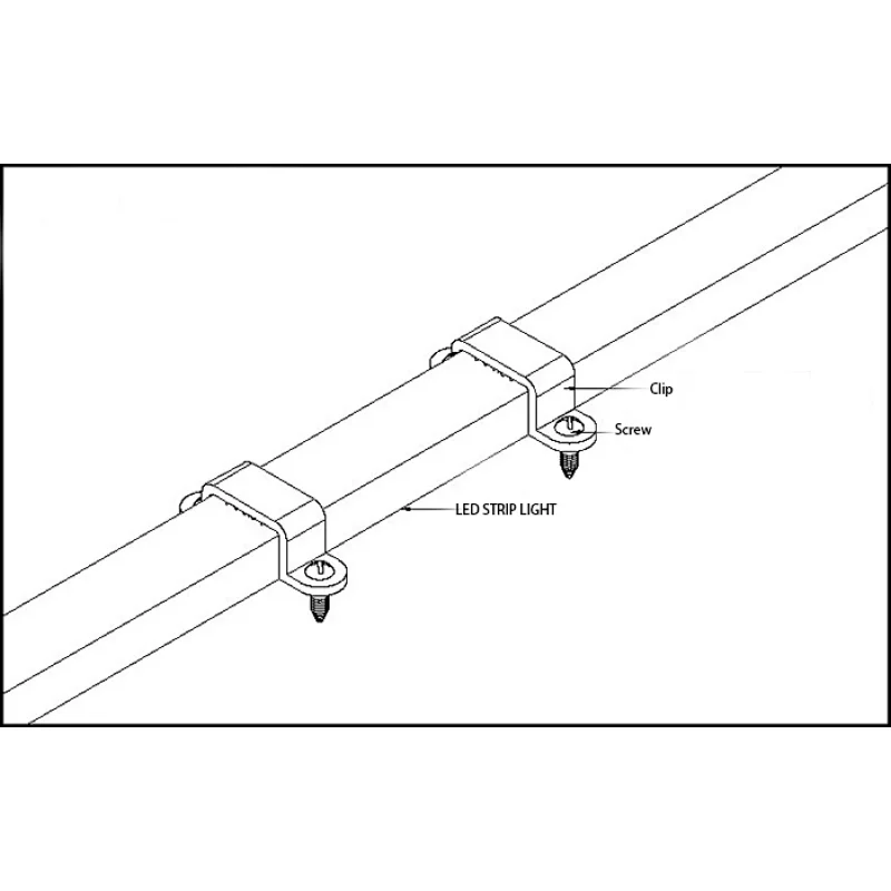 Mounting Clip for Fixing AC LED Strip Light
