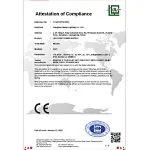 CE CERTIFICATION - (LVD) - LED STRIP POWER SUPPLY