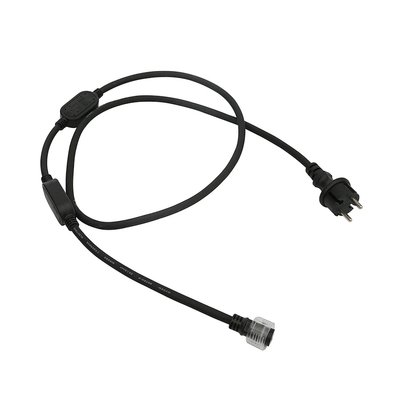 NEW AC Power cord with EU PSE CEE UK UL Plug Double Rectifier High Power for AC LED Strip Light - Nedar Patented product