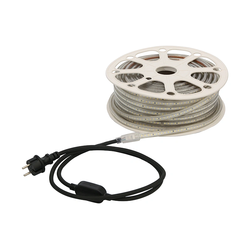 AC230V 50M Packed of Mini LED Strip 120LED/M 800LM IP65 CE Certs Flexible Linear Lighting Strip