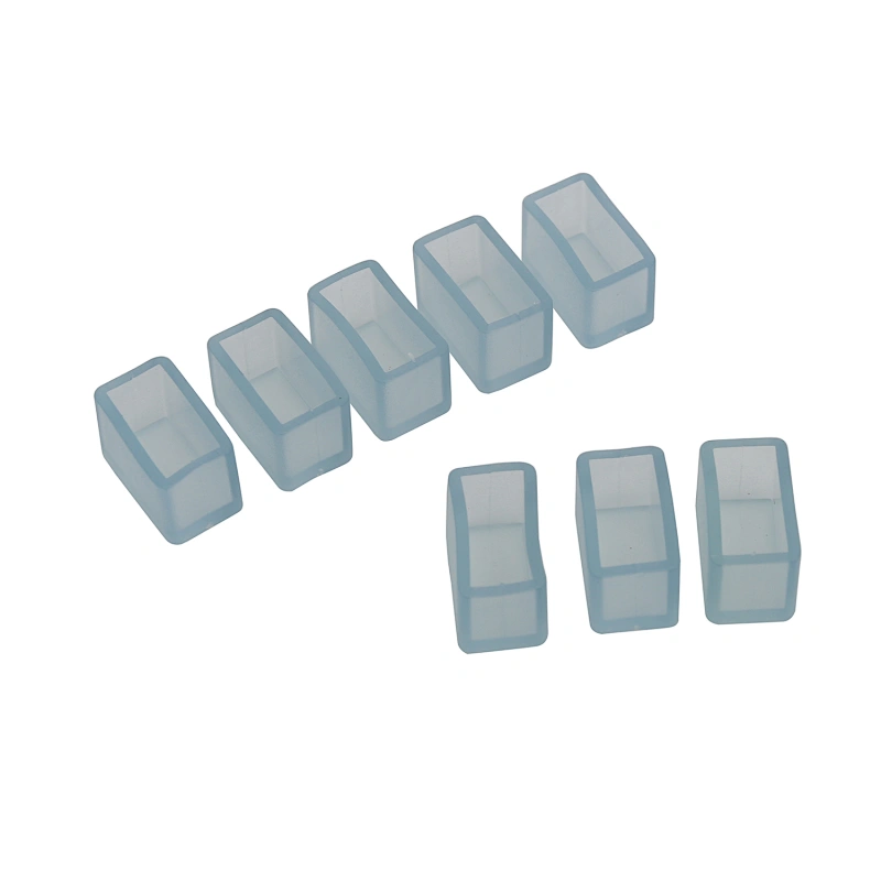 End cap for AC LED Strip Light Semi-transparent or customized PVC end cap