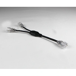 Y-Type Connector Custom-Made 1 Male and 2 Females IP65 waterproof Cable Splitter for LED Strip