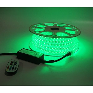 5M AC RGB Strip Light Smart APP or IR Remote Control Seven Color Changing Outdoor Waterproof PVC 9W Christmas Flexible LED Strip Light