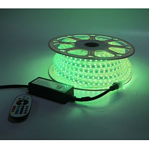 50M Roll AC RGB Strip Light SMD5050 RGB Colorful Change  Smart APP or IR Remote Control Waterproof Outdoor  Party Home Christmas Decorative Light Holiday Lighting