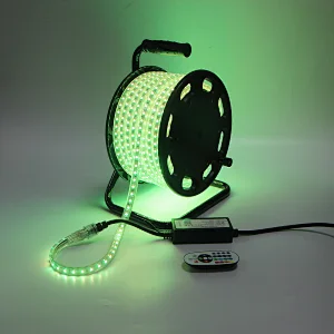 25M Portable Drum Kit AC RGB Strip Light  Colorful Change  Smart APP or IR Remote Control Waterproof Outdoor Garden Decoration Flexible Strip Light