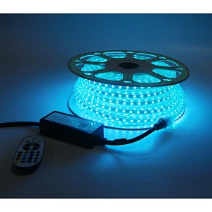 50M Roll AC RGB Strip Light SMD5050 RGB Colorful Change  Smart APP or IR Remote Control Waterproof Outdoor  Party Home Christmas Decorative Light Holiday Lighting