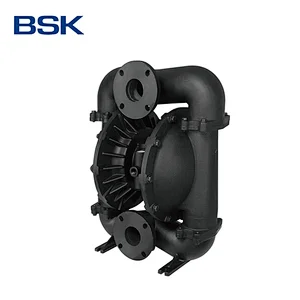 BSK Cast Iron 3 Inch Chemical Resistant Double Pneumatic Diaphragm Pump