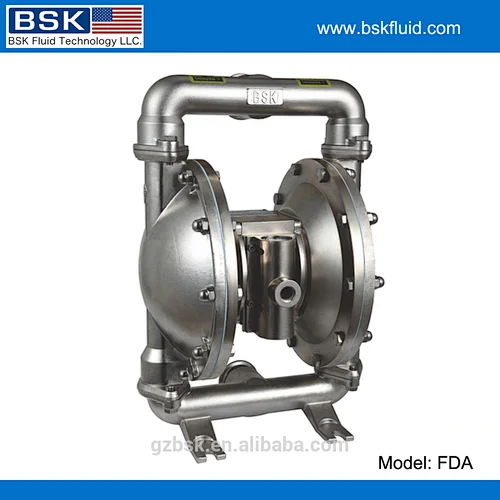 stainless steel FDA standard air double pneumatic diaphragm pump