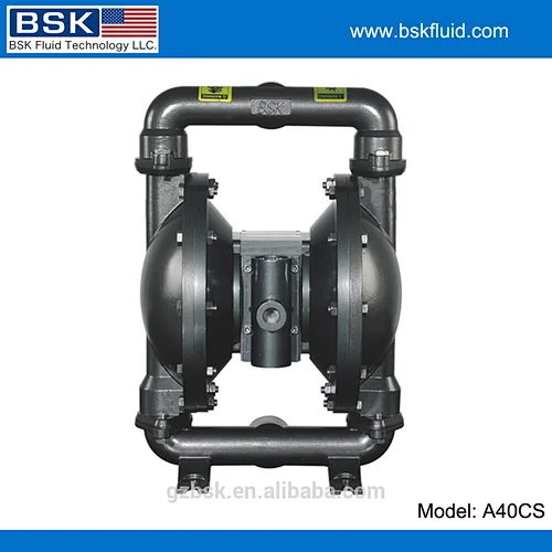 1.5 inch BSK casting steel air operated pneumatic PTFE diaphragm pumps