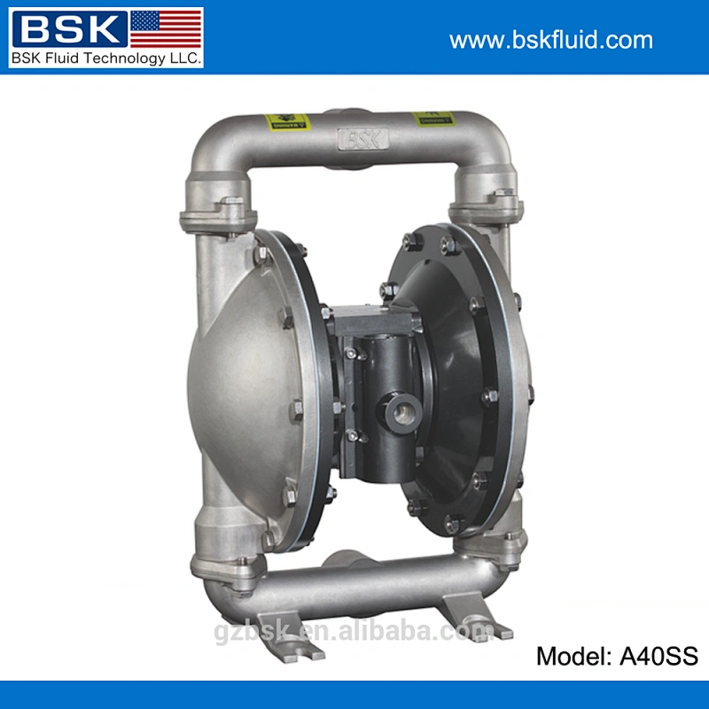 1.5 inch FDA standard for food and beverage stainess steel air pneumatic diaphragm pump