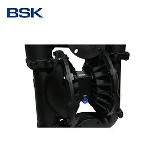 BSK Cast Iron 3 Inch Chemical Resistant Double Pneumatic Diaphragm Pump