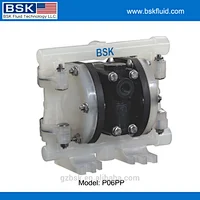 small size PTFE diaphragm pp air operated double chamber diaphragm pumps
