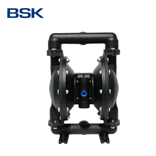 1.5 inch casting steel pipe hytrel diaphragm double ceramic chamber air operated pumps
