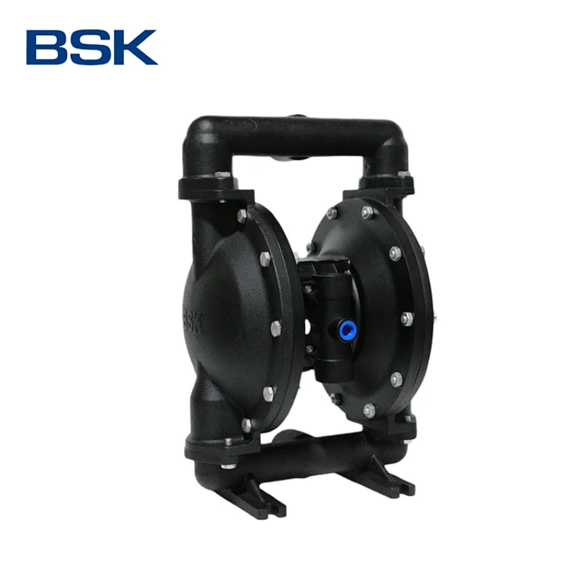 1.5 inch casting steel pipe hytrel diaphragm double ceramic chamber air operated pumps