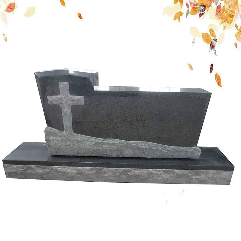 Cross Religious Granite Tombstone China Manufacturer