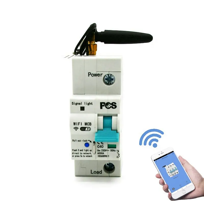 Disjoncteur WIFI 1P 20A AC230V PST-MCB-1P-20A