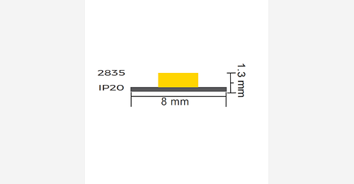 IP20 2835 Flexible LED Strip