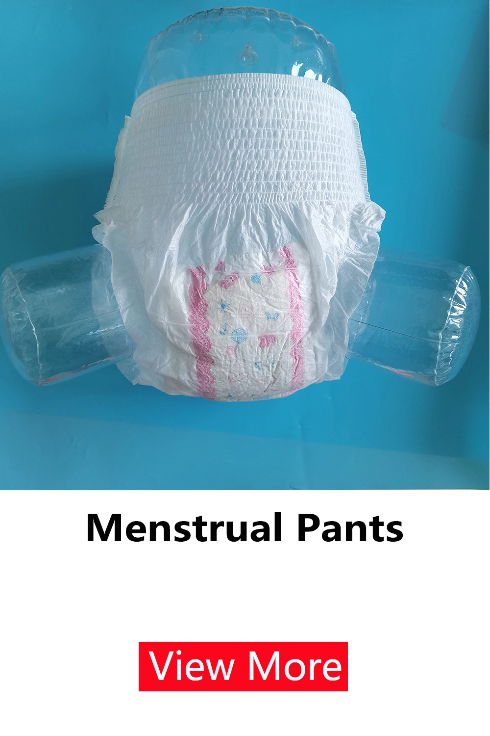 pink print menstrual pants Sanitary Napkin