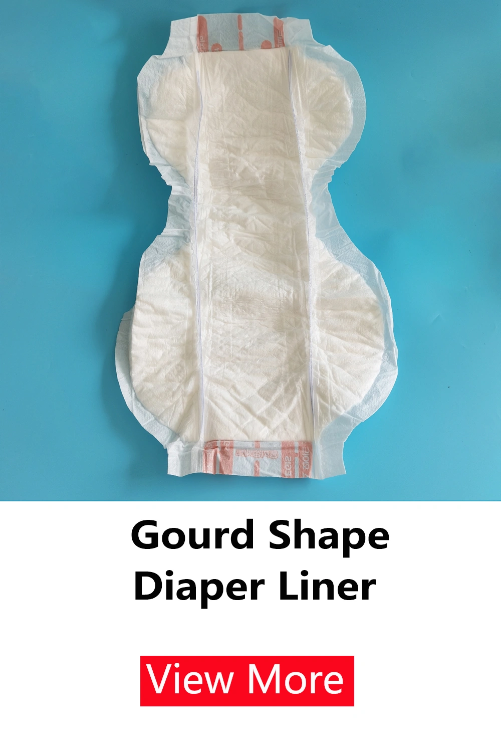 gourd shape diaper liner Disposable Under Pad