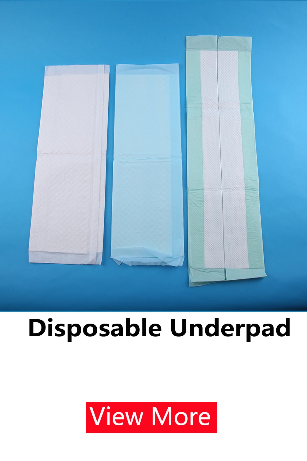 diaposable underpad straight tape diaper liner