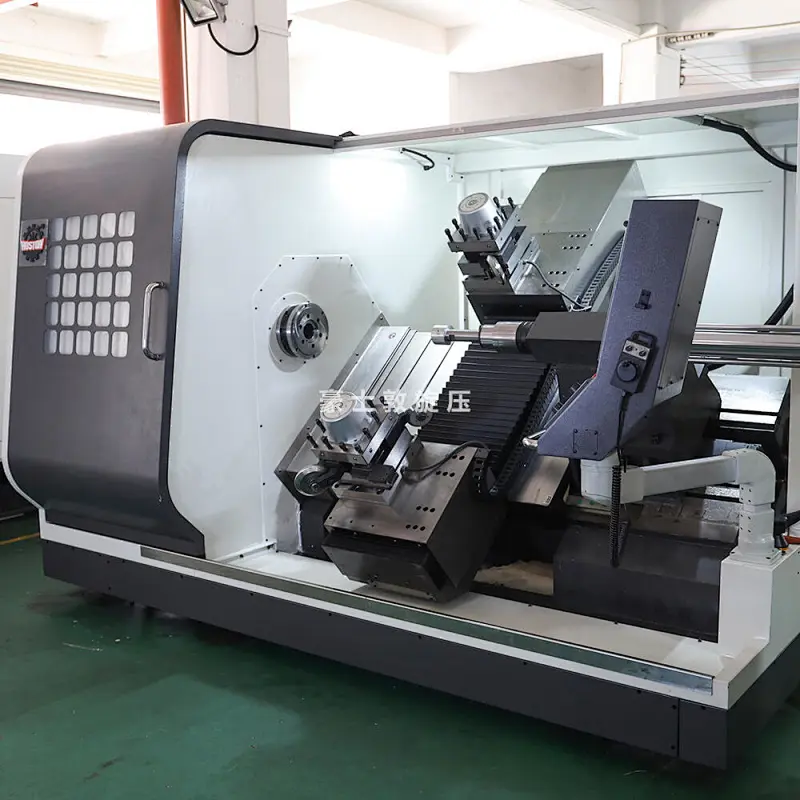 Enhanced High Performance Double Roller CNC Metal Spinning Machine