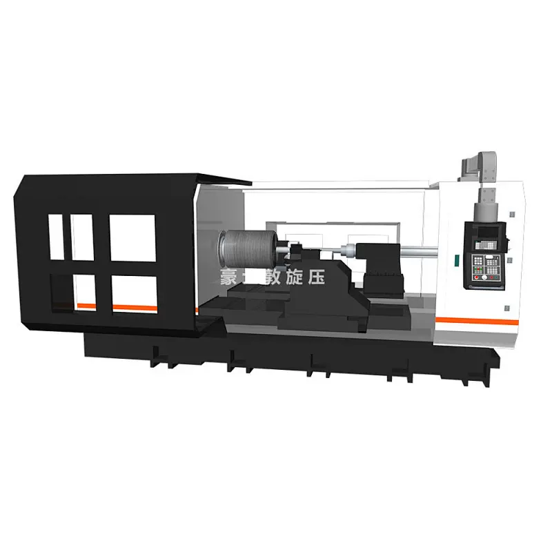 Enhanced High Performance Double Roller CNC Metal Spinning Machine