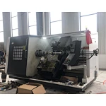 The two CNC spinning machines ordered by the old customer have arrived in its factory