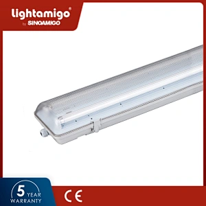 SW08 IP65 Waterproof Lamp, T8/G13 Sinoamigo Weatherproof LED Fitting Tri-proof Batten Damp Proof Lighting Fixture LED T8 Tube Aquarium Light Fixture Outdoor Damp Proof Fixture