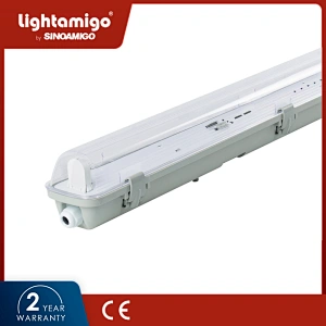 SW06 IP65 Waterproof Lamp, T8/G13 Sinoamigo Weatherproof LED Fitting Tri-proof Batten Damp Proof Lighting Fixture LED T8 Tube Aquarium Light Fixture Outdoor Damp Proof Fixture