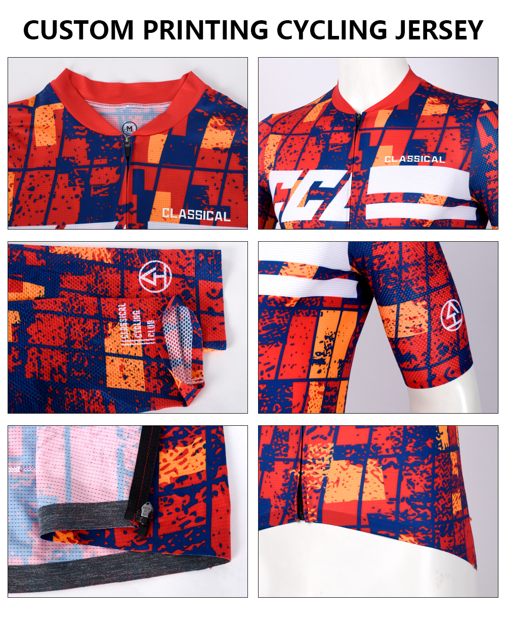 custom printing cycling jersey