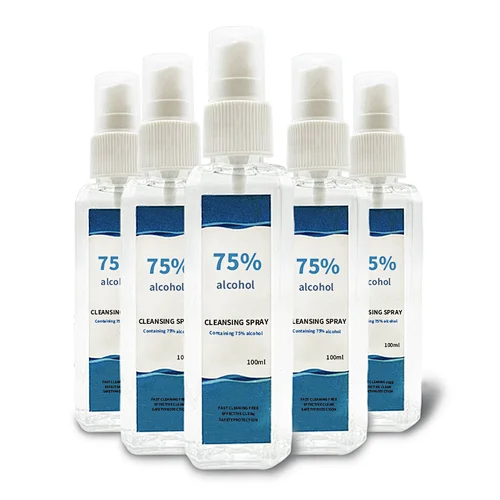 75% alcohol spray for disinfection personal care use