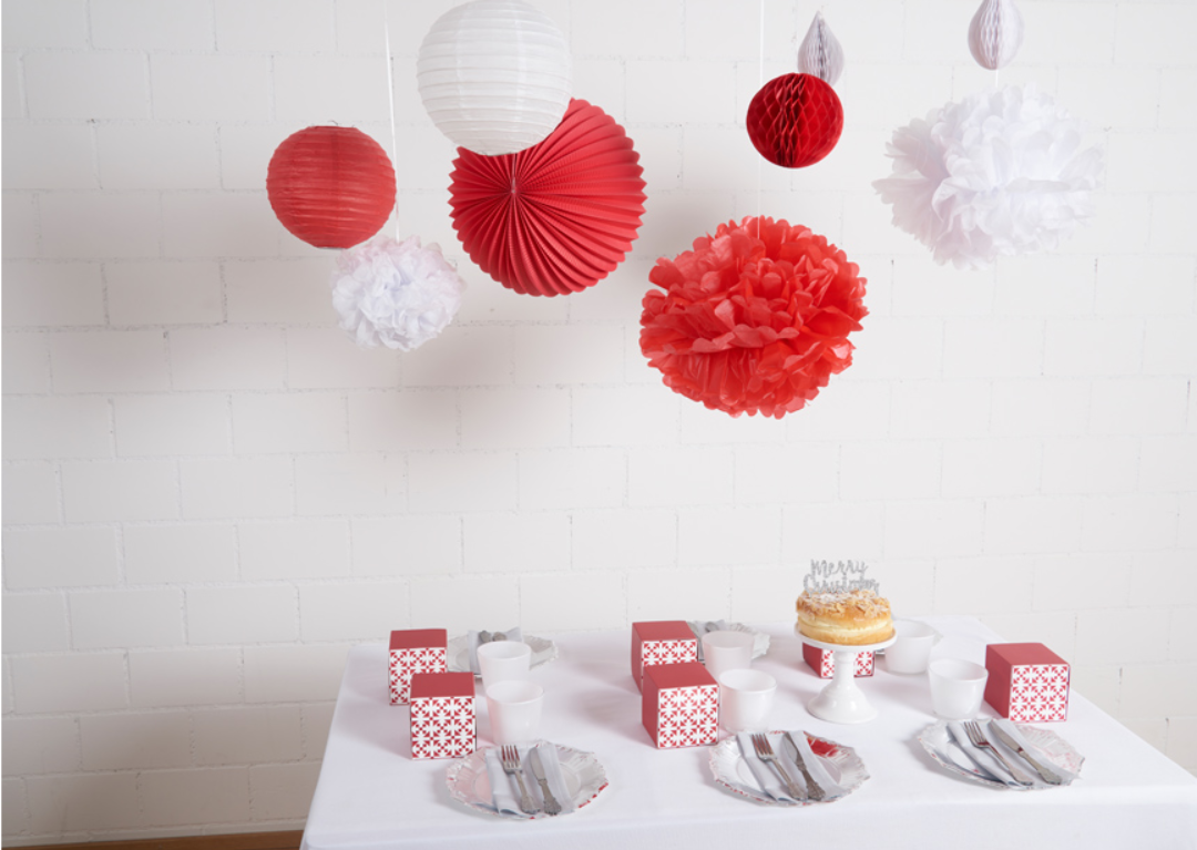 How to Hang Paper Lanterns, Assemble Paper Stars, Open Paper Pom Poms
