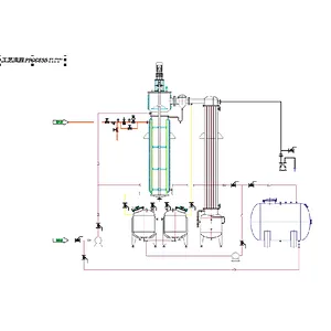 Scraper film evaporator