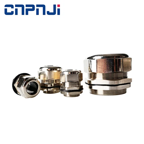 Mini Metric Thread Type Strain Relief 10-14mm M22 Brass Cable Gland Connector Nickel-plated for underground Wire Protection Mini Metric Thread Type Strain Relief 10-14mm M22 Brass Cable Gland Connector Nickel-plated for underground Wire Protection