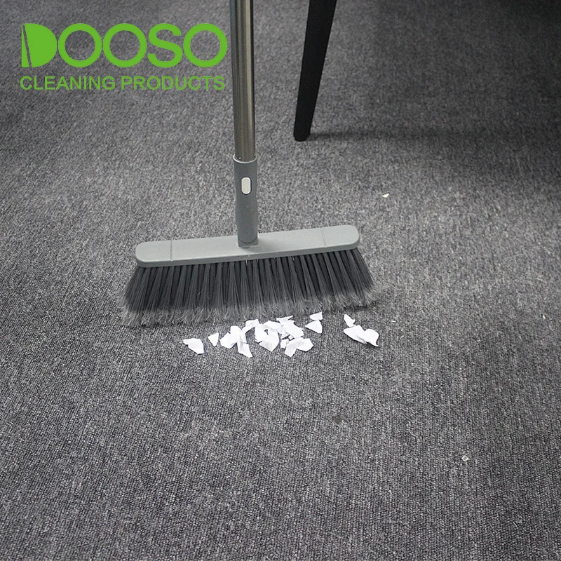 DOOSO 7 In 1  Long Handle Duster& Window Wiper &Broom& Flat Mop &Scrub Sponge household  Smart Cleaning Tool