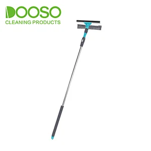 Quick Click Double USe Window Cleaning Tool with Stainless Steel Pole