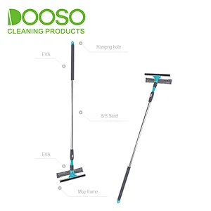 Quick Click Double USe Window Cleaning Tool with Stainless Steel Pole