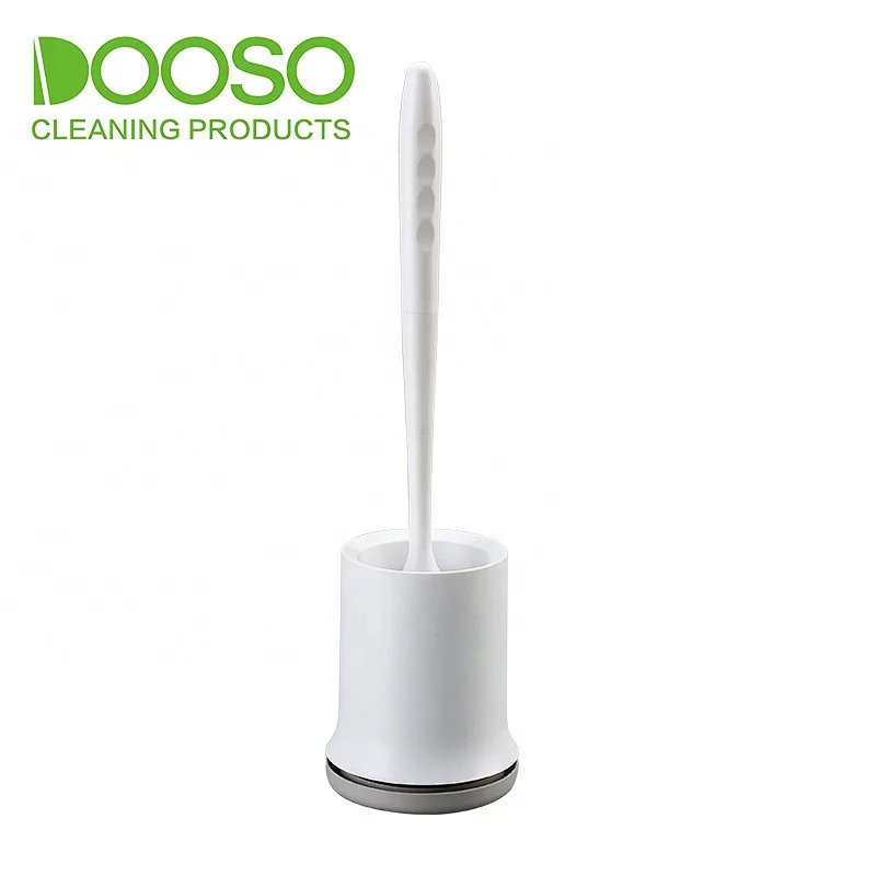 DOOSO TPR Toilet Brush and Holder Cleaning Brush Tools for Toilet Bathroom Accessories Sets with Handle,easy Cleaning Hand