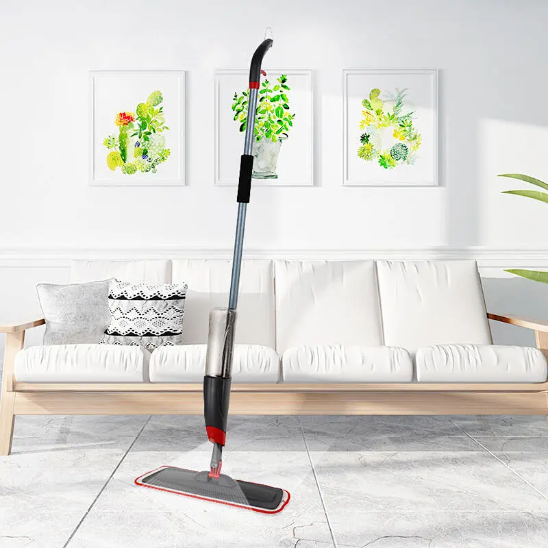 Bucketless Mopping System Extra Wide Refill 360 Clean Spray Mop