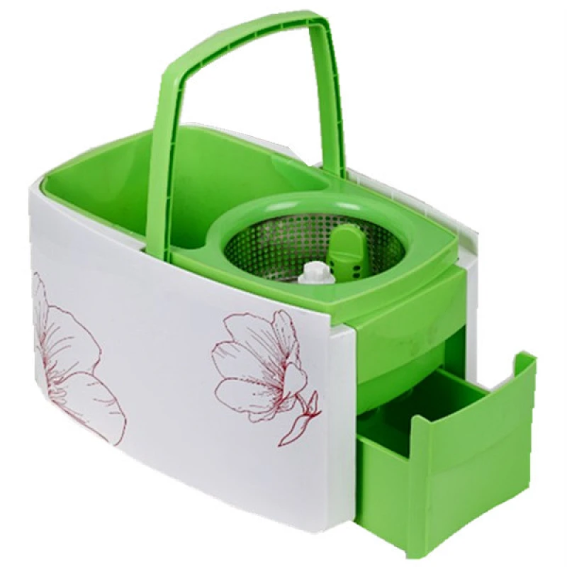 EasyWring Microfiber Spin Mop, Bucket Floor Cleaning System