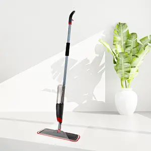 Bucketless Mopping System Extra Wide Refill 360 Clean Spray Mop