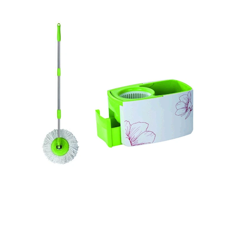 EasyWring Microfiber Spin Mop, Bucket Floor Cleaning System