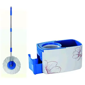 EasyWring Microfiber Spin Mop, Bucket Floor Cleaning System