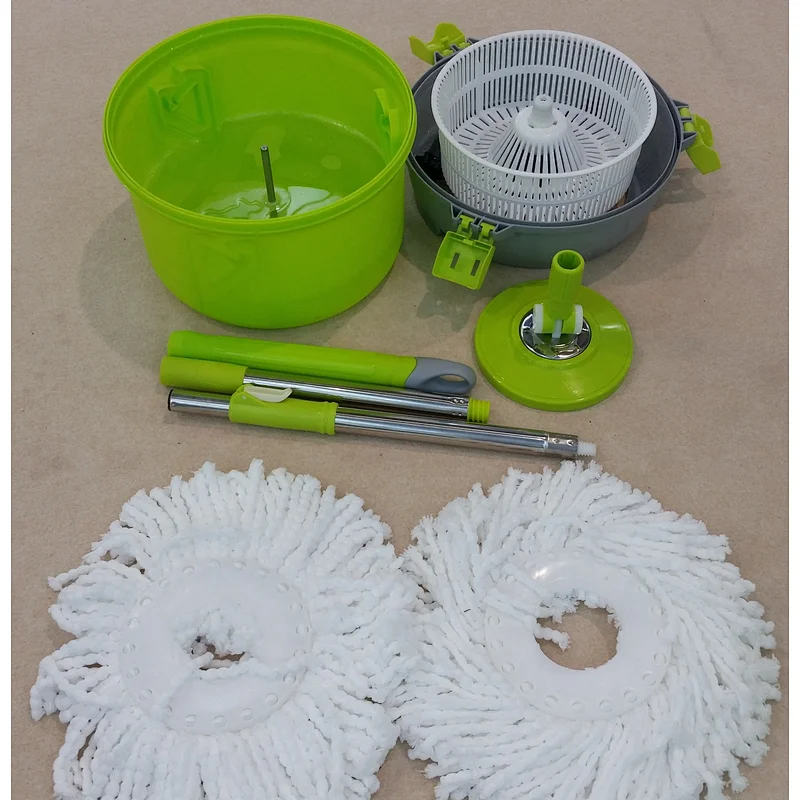 New 360 Spinning Smart Two Level Design Easy Dry Spin Magic Mop