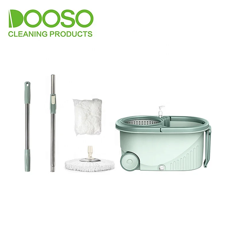 high quality easy magic 360 microfiber spin mop bucket set