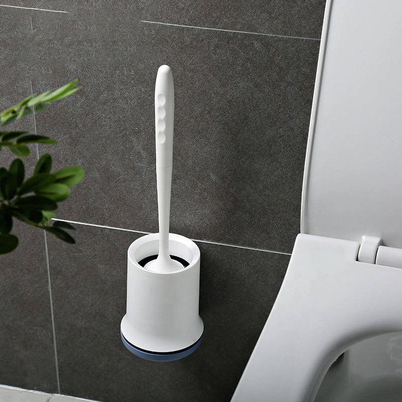 TPR Silicone Toilet Brush and Holder Set