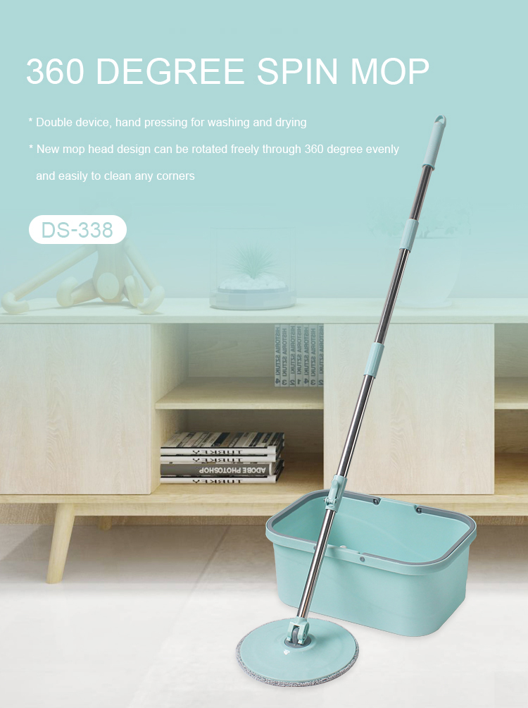 household 360 microfiber spin magic mop bucket floor cleaning