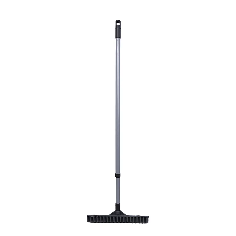 TPR rubber broom telescopic lazy broom with rubber seal for squeegee